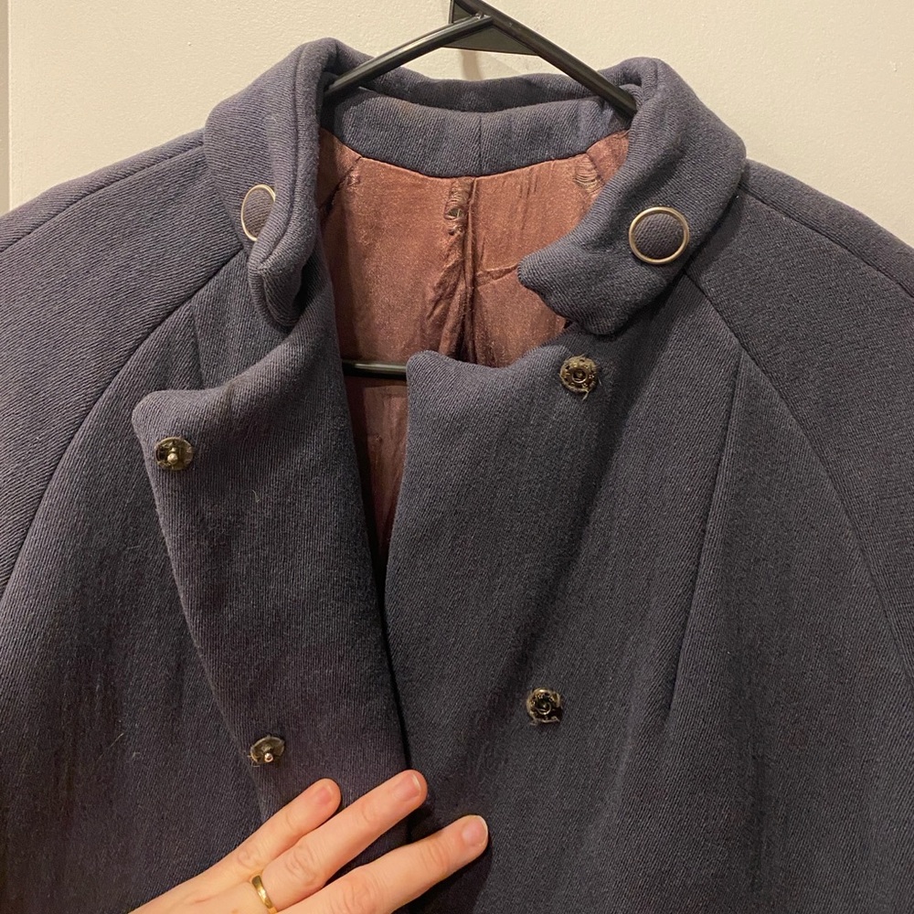 Vintage union made Women's navy Coat - Picture 6 of 16
